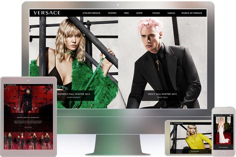 versace web site